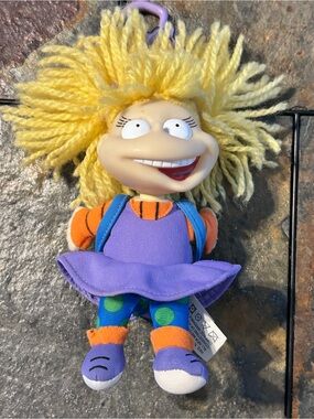 Rugrats Mattel Viacom 2000 Nickelodeon  Angelica 5.5 Plush Toy Figure